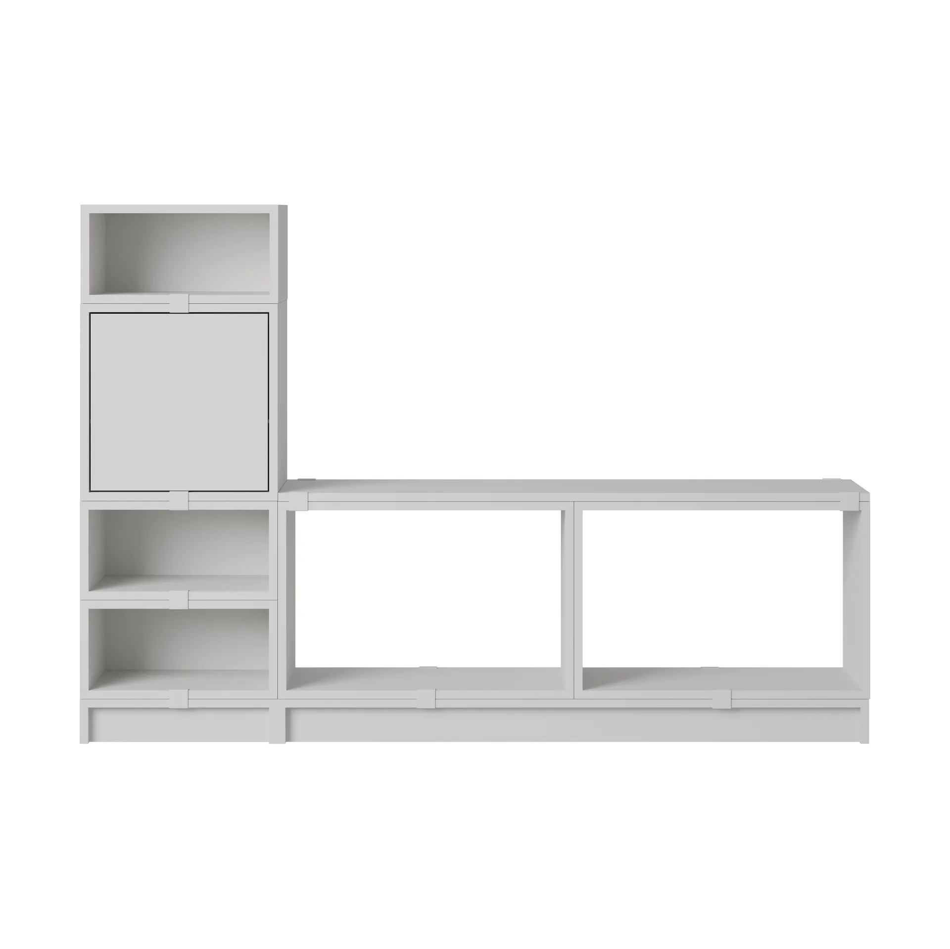 Stacked opbevaringssystem entré konfiguration 1, Grey Muuto