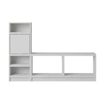 Stacked opbevaringssystem entré konfiguration 1 - Grey - Muuto