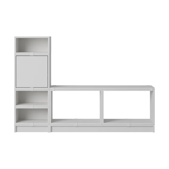 Stacked opbevaringssystem entré konfiguration 1 - Grey - Muuto