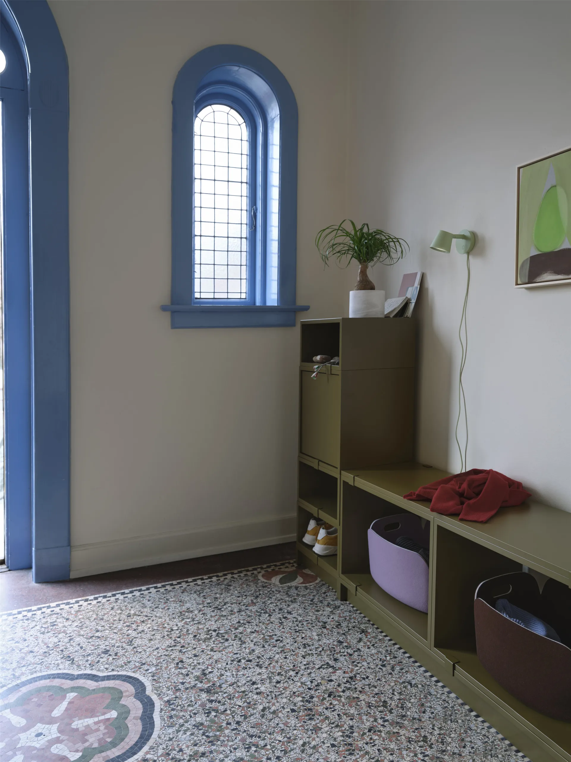 Stacked opbevaringssystem entré konfiguration 1, White Muuto