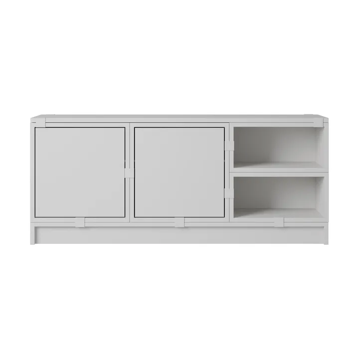 Stacked opbevaringssystem entré konfiguration 2 - Grey - Muuto