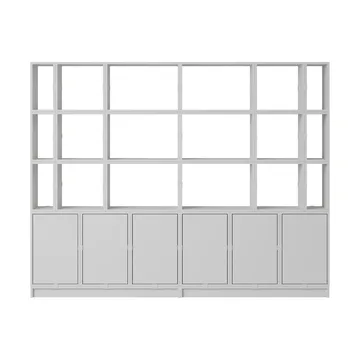 Stacked opbevaringssystem kontor konfiguration 2 - Grey - Muuto
