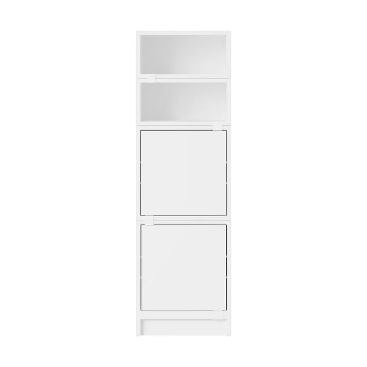Stacked opbevaringssystem kontor konfiguration 4 - White - Muuto
