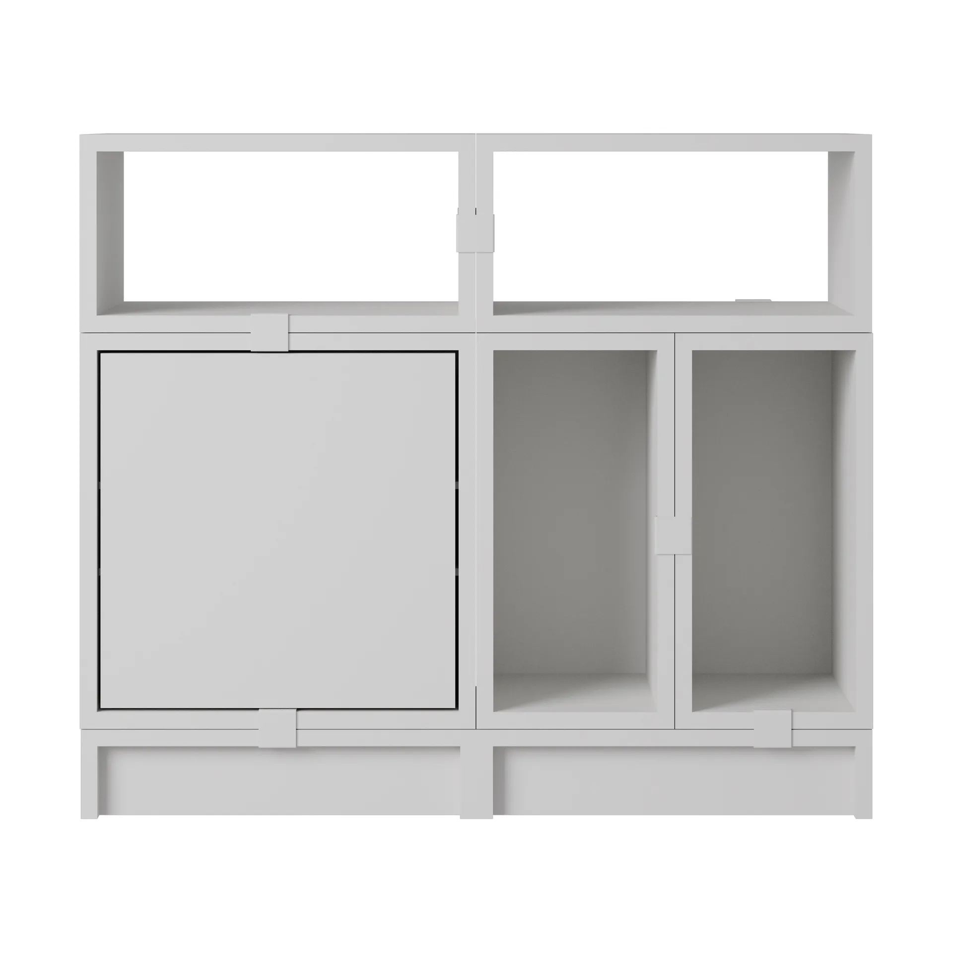 Stacked opbevaringssystem kontor konfiguration 5, Grey Muuto