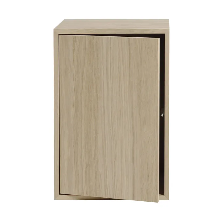 Stacked opbevaringssystem med dør large - Eg - Muuto