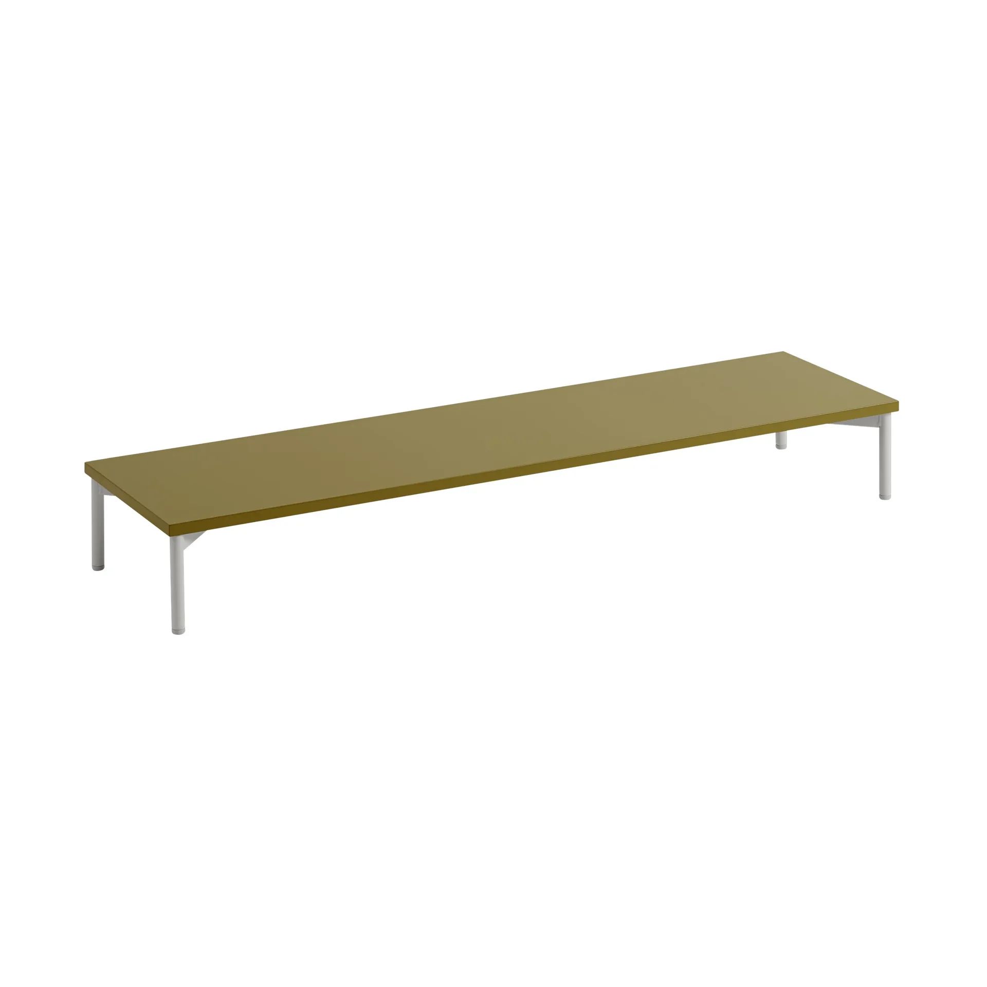 Stacked opbevaringssystem podium w. tube base, Brown green-grey Muuto