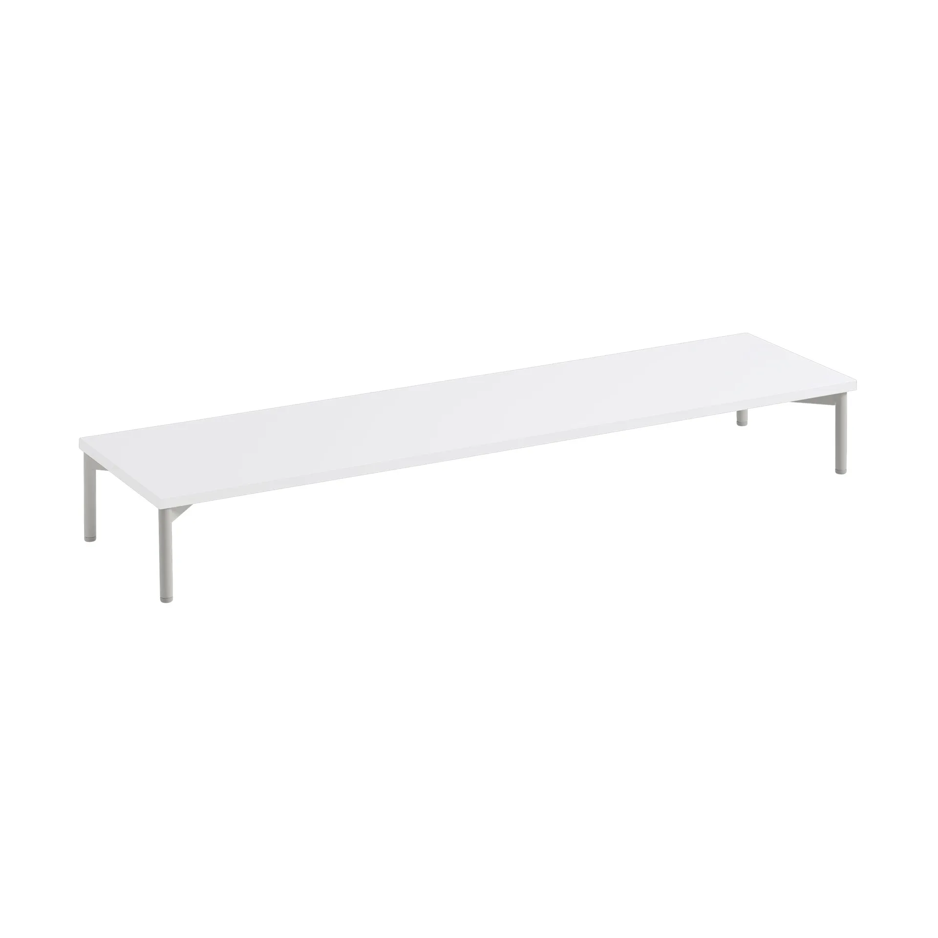 Stacked opbevaringssystem podium w. tube base, White-grey Muuto