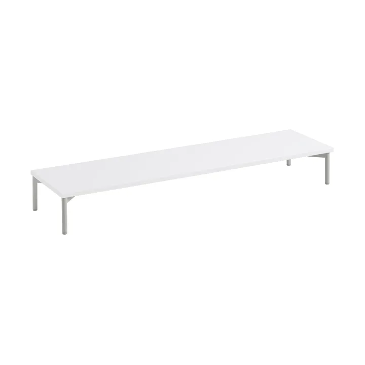 Stacked opbevaringssystem podium w. tube base - White-grey - Muuto