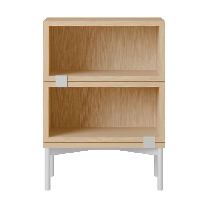 Stacked opbevaringssystem sengebord konfiguration 1 - Eg - Muuto