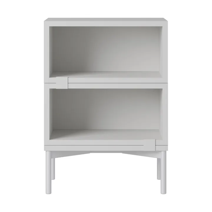 Stacked opbevaringssystem sengebord konfiguration 1 - Grey - Muuto