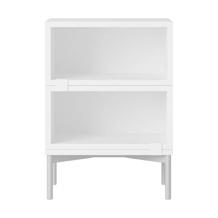 Stacked opbevaringssystem sengebord konfiguration 1 - White - Muuto