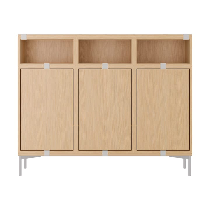 Stacked opbevaringssystem Sideboard Configuration 3 - Oak - Muuto