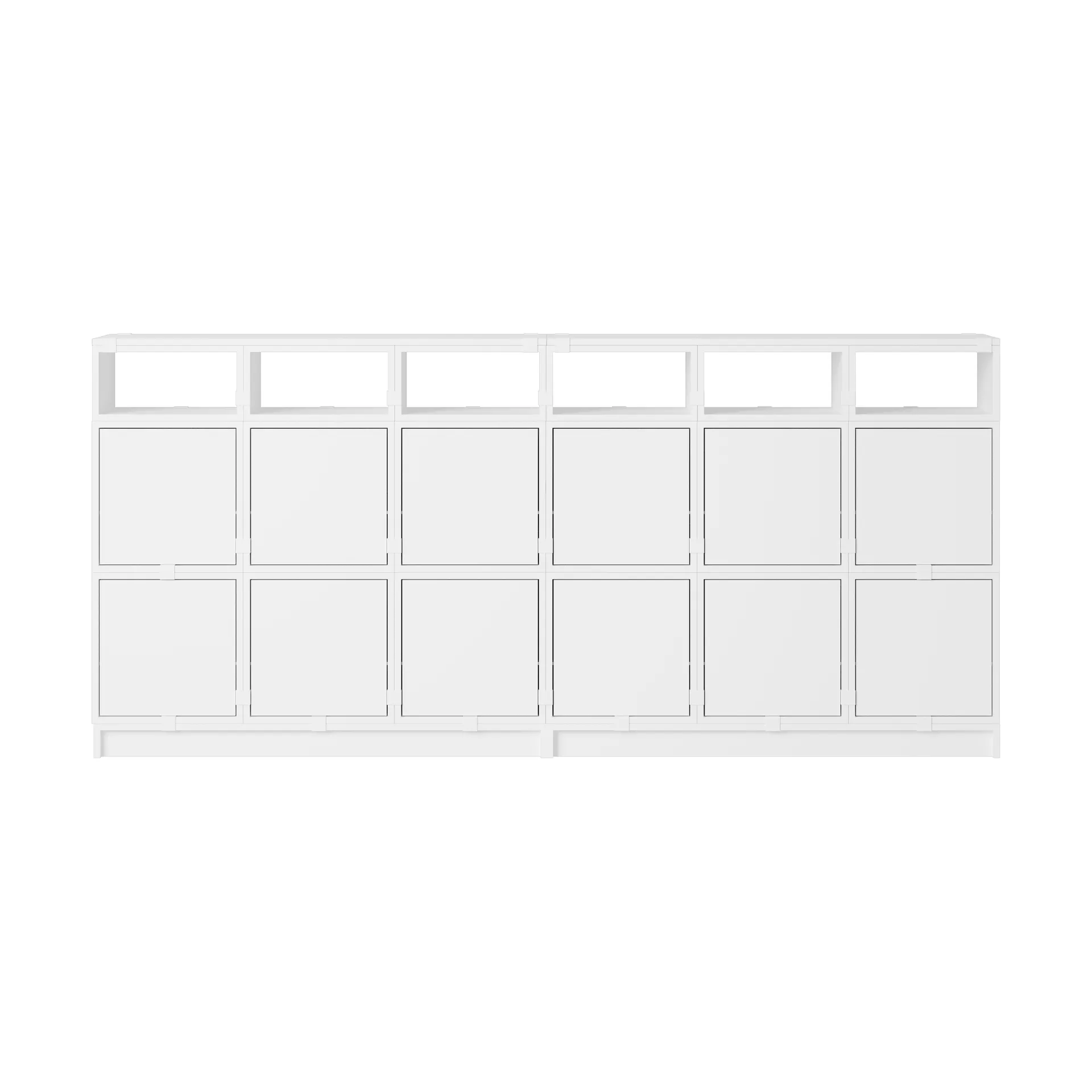 Stacked opbevaringssystem sideboard konfiguration 1, White Muuto