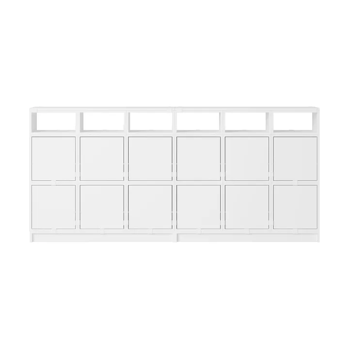 Stacked opbevaringssystem sideboard konfiguration 1 - White - Muuto