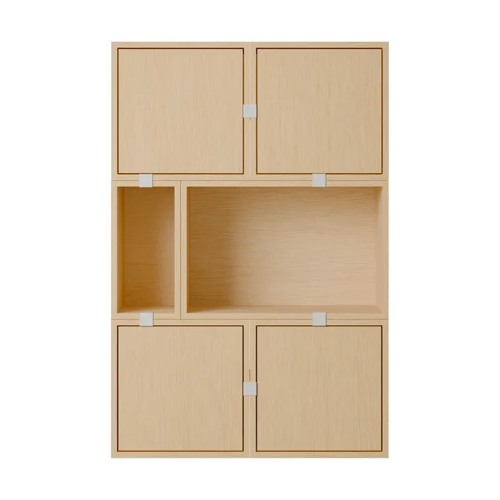 Stacked opbevaringssystem sideboard konfiguration 4 - Eg - Muuto
