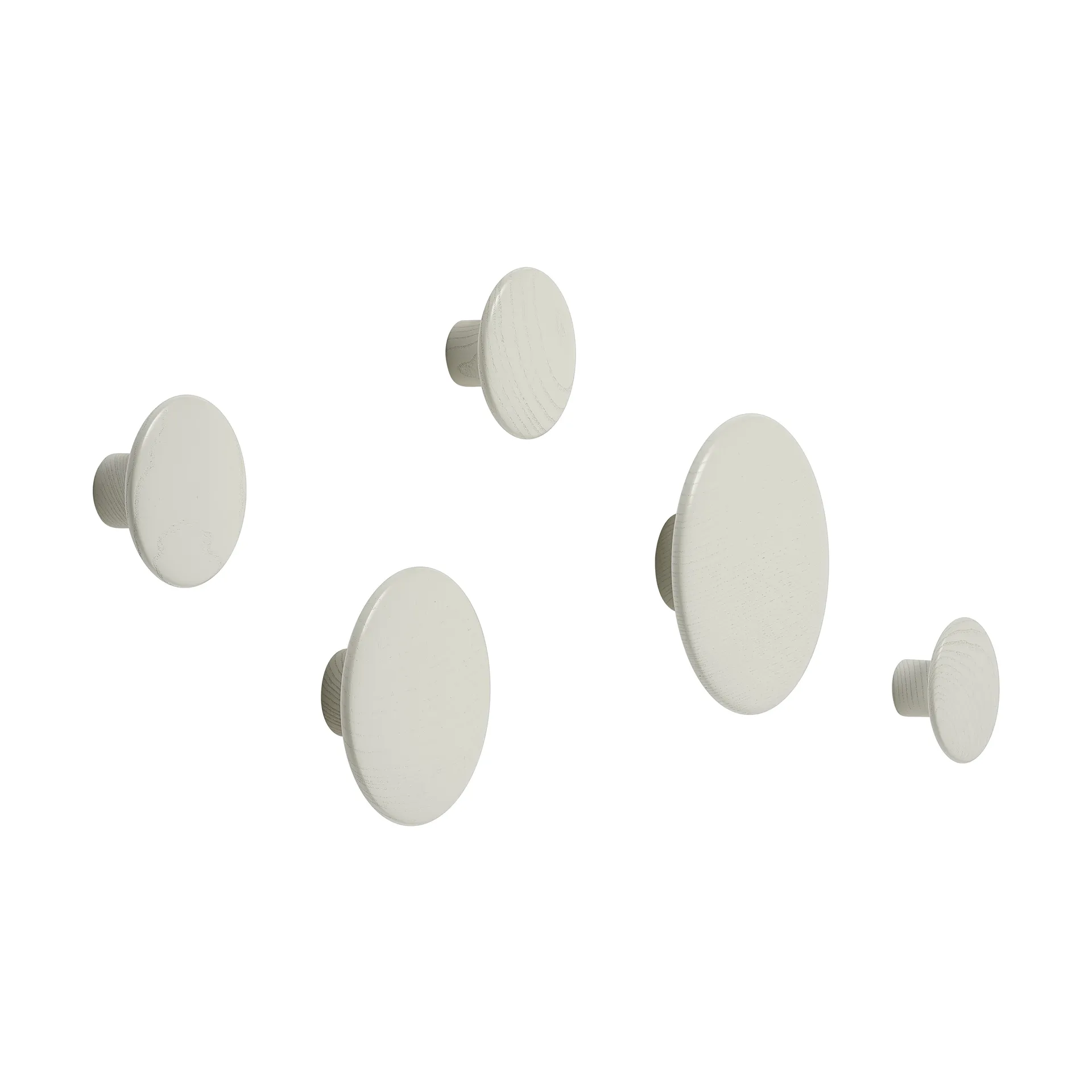 The dots 5-pakke, Off White Muuto