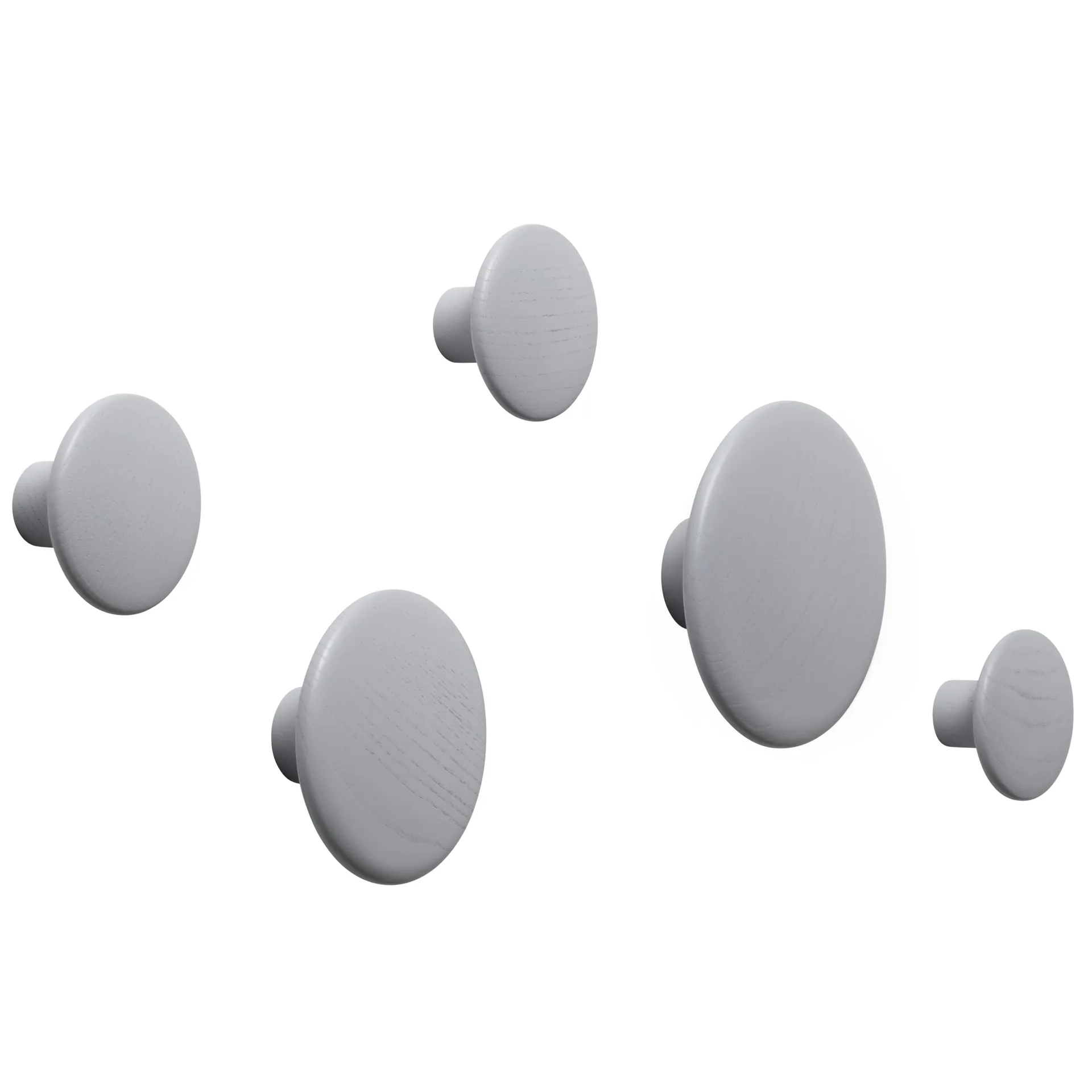 The Dots knage - grå, Ø13 cm Muuto