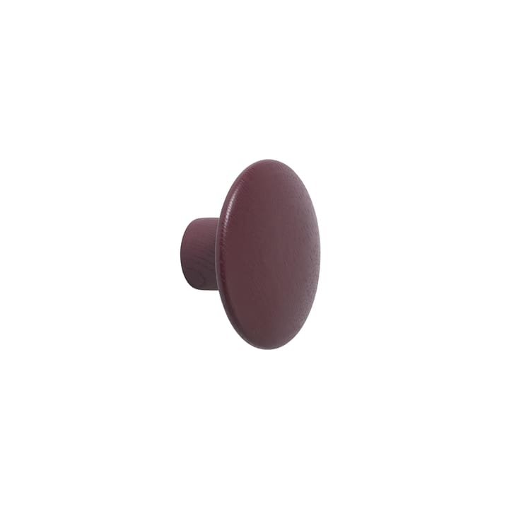 The Dots tøjknag burgundy - Ø13 cm - Muuto