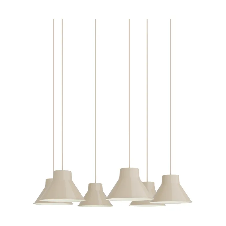 Top Pendant Cluster 6 pendel lampе - Sand, Ø21 cm - Muuto
