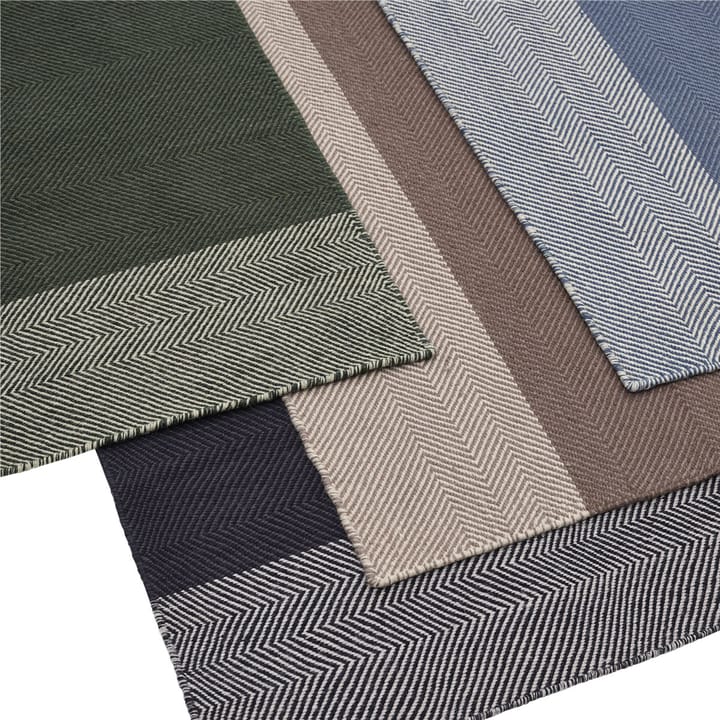 Varjo tæppe 200 x 300 cm, Dark green Muuto