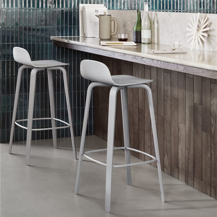 Visu barstol 75 cm, Grey/Grey Muuto