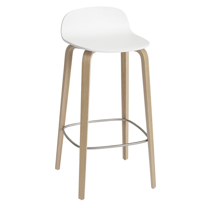 Visu barstol 75 cm - White/Oak - Muuto