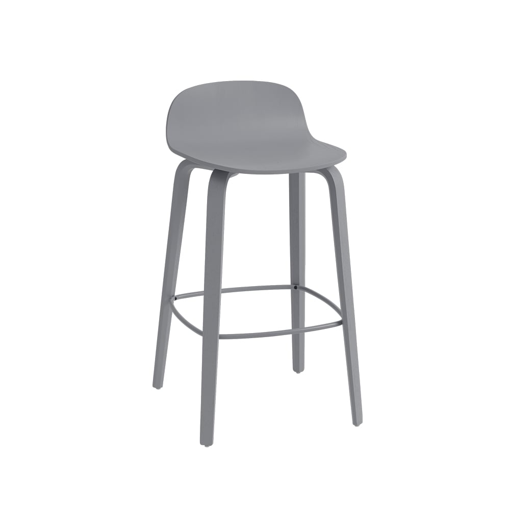 Muuto Visu barstol Grey/Grey | Skandinavisk Design | Barstole | Grå