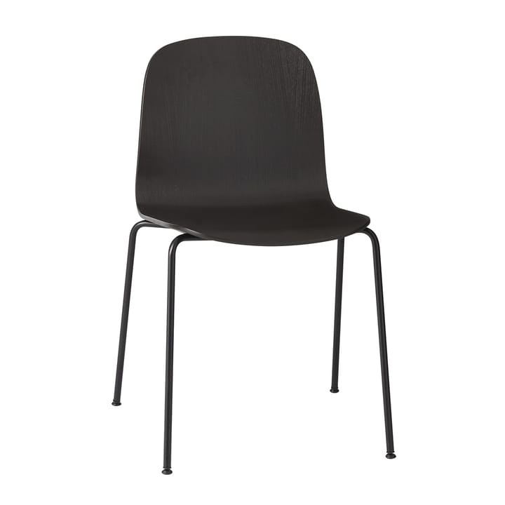 Visu Chair stålunderstel - Black/Black - Muuto