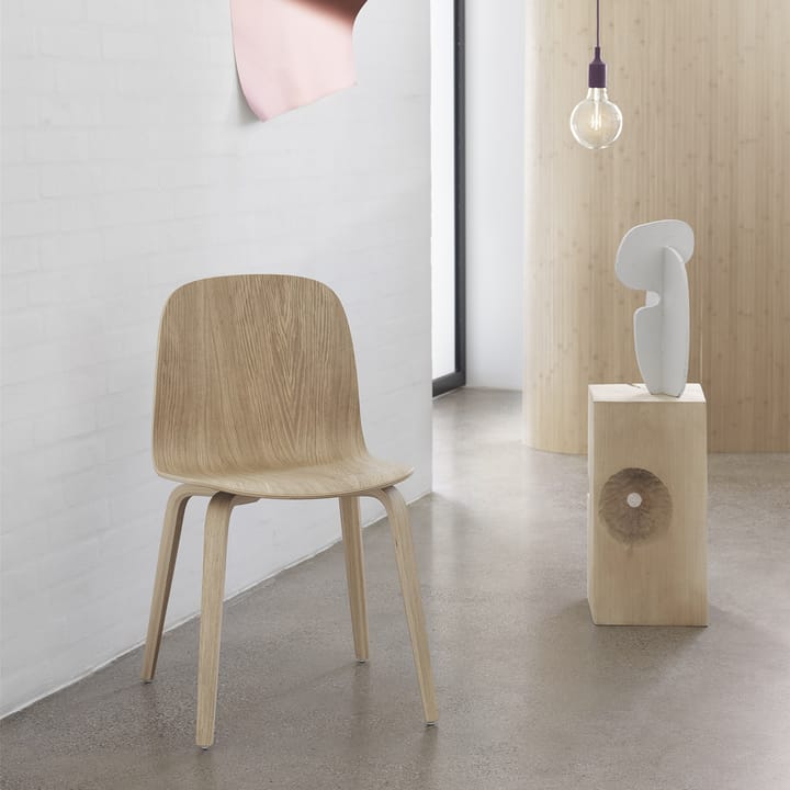 Visu Chair stol træbase, egetræ Muuto