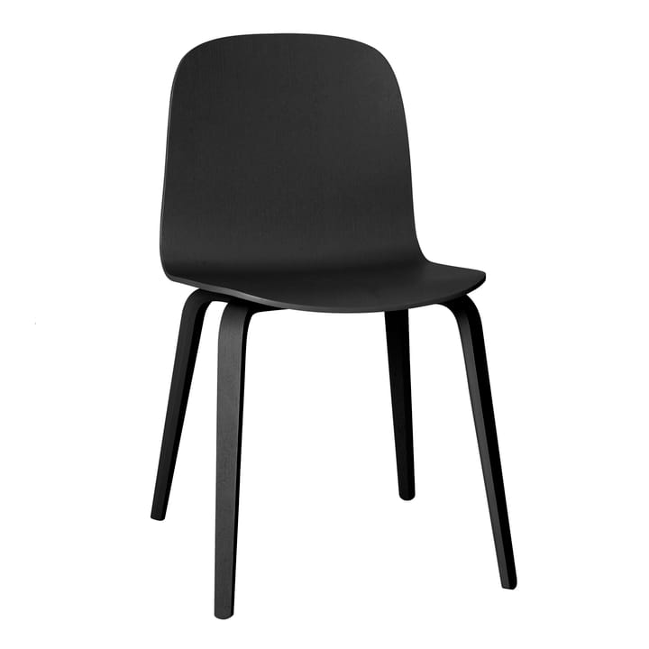Visu Chair stol træbase - sort - Muuto