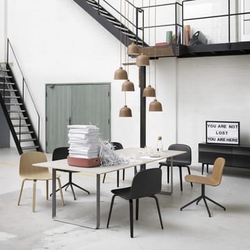 Visu Chair stol træbase - sort - Muuto