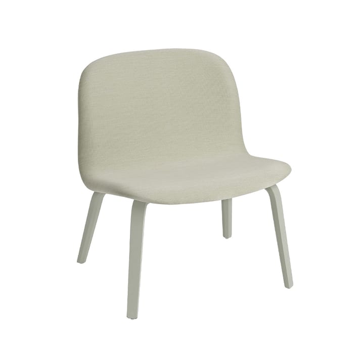 Visu loungelænestol polstret stol - Balder 912, dusty green - Muuto