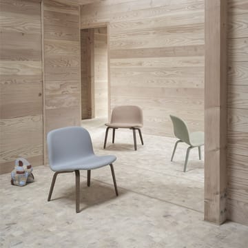 Visu loungelænestol polstret stol - Steelcut Trio 133, Grey - Muuto