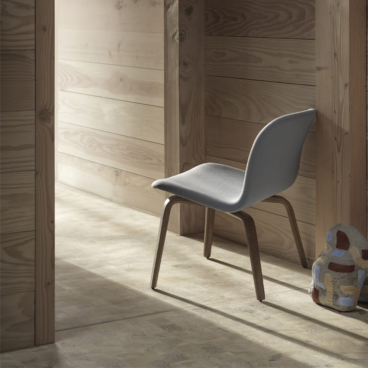 Visu loungelænestol polstret stol, Steelcut Trio 133, Grey Muuto
