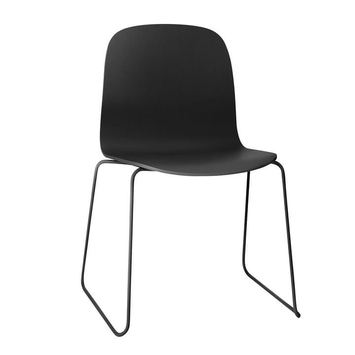 Visu stol slædebase - Black/Black - Muuto