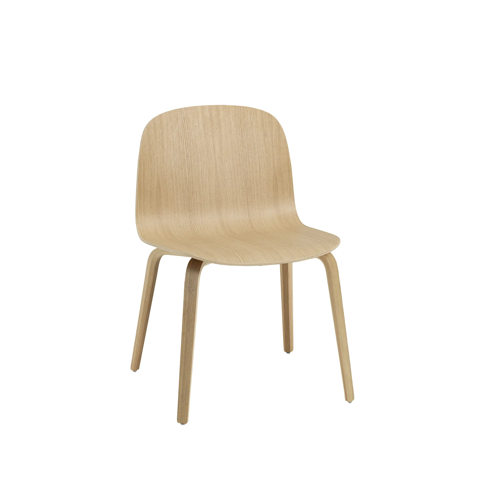 Visu Wide stol, Oak/Oak Muuto