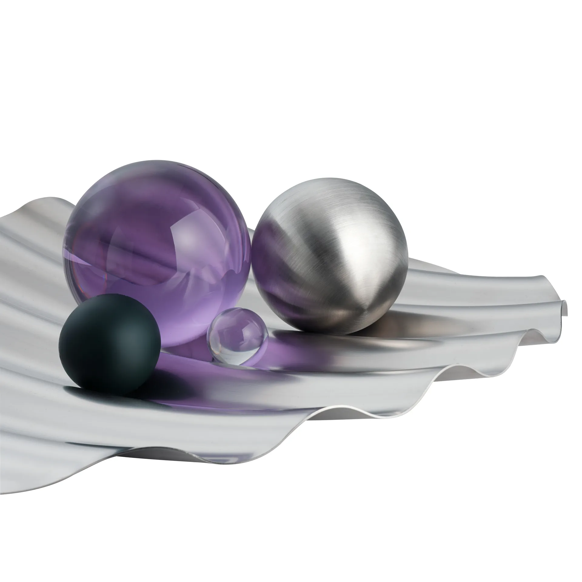 Wave bakke Ø50 cm, Rustfrit stål Muuto