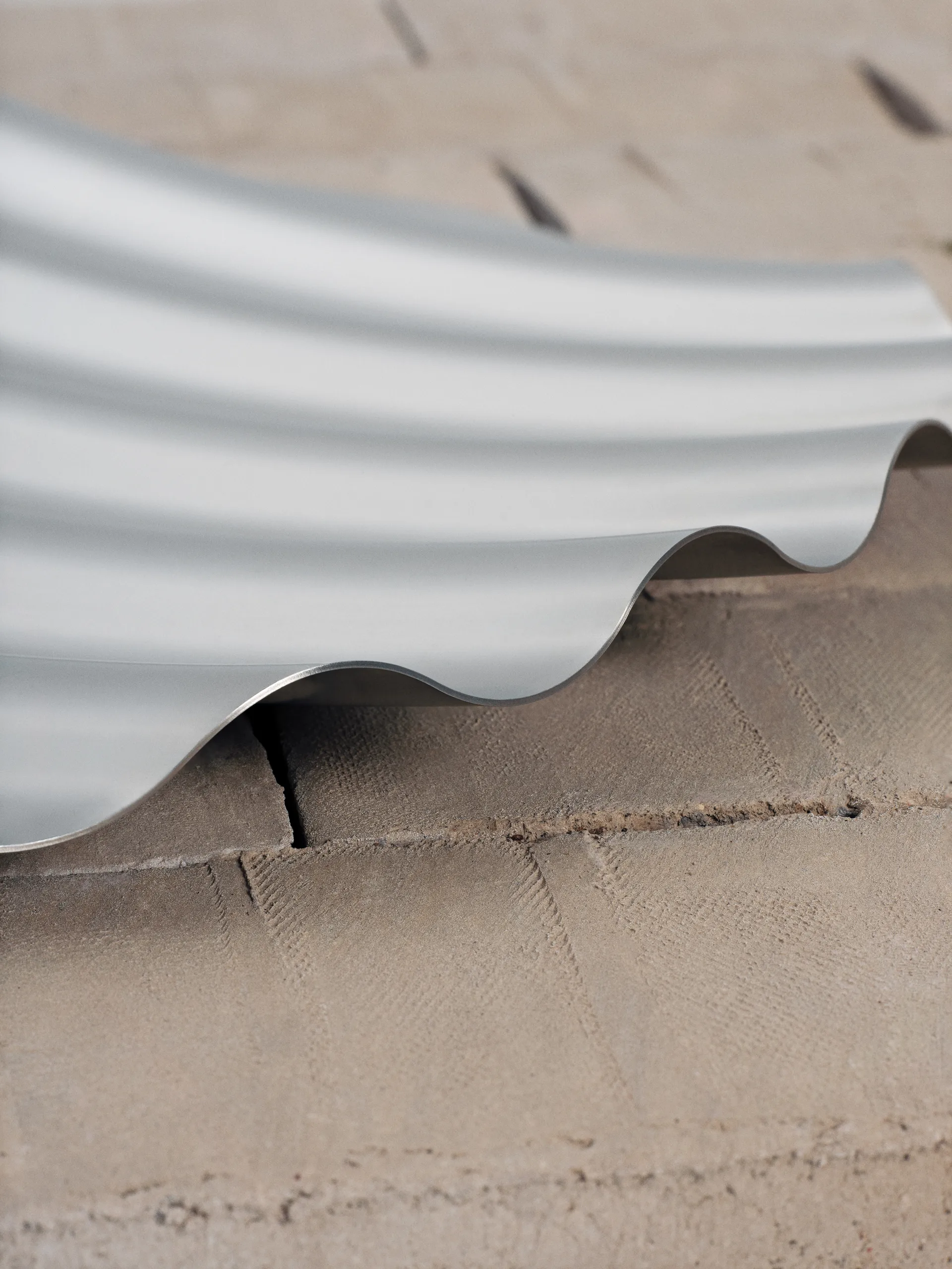 Wave bakke Ø50 cm, Rustfrit stål Muuto