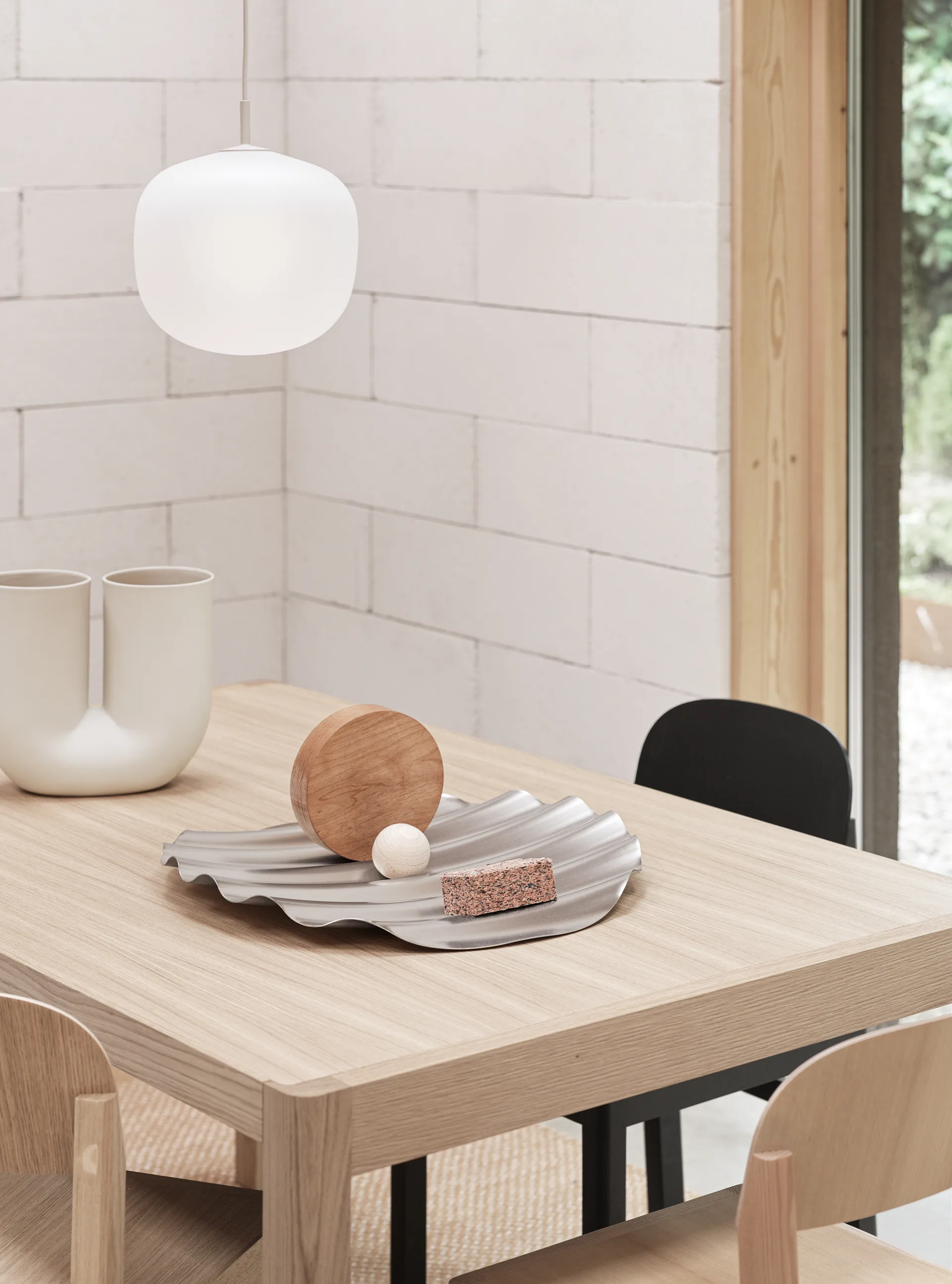 Wave bakke Ø50 cm, Rustfrit stål Muuto