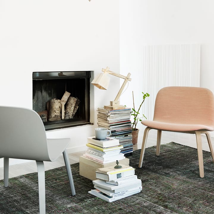 Wood skrivebordslampe - hvid ledning - Muuto