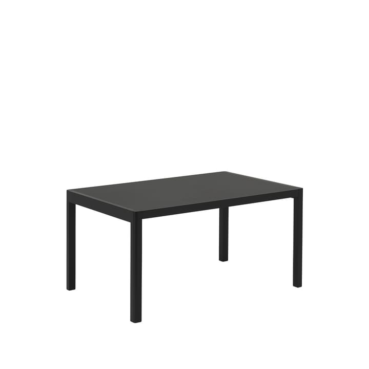 Workshop spisebord - Black linoleum/Black 140x92 cm - Muuto