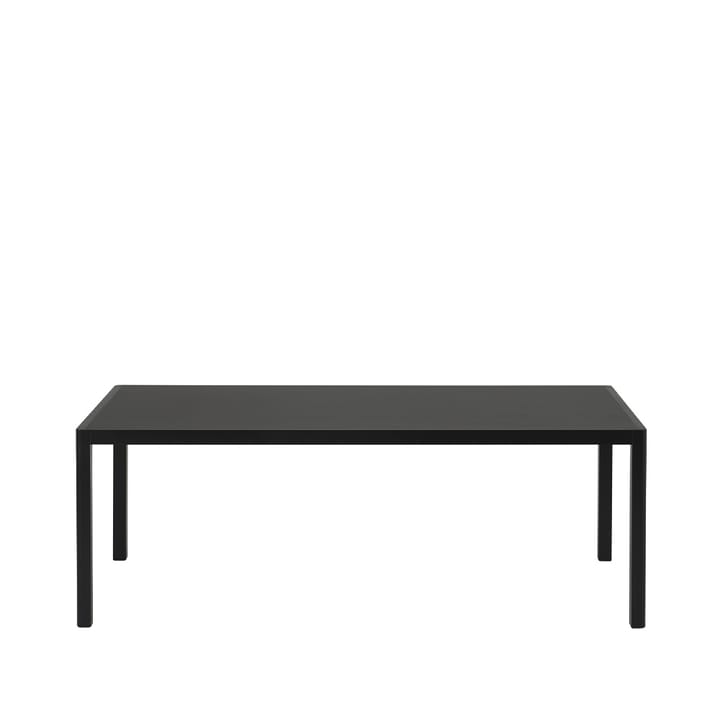 Workshop spisebord, Black linoleum/Black 200x92 cm Muuto