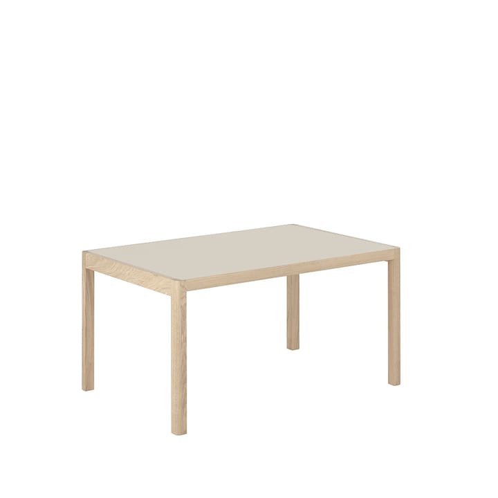 Workshop spisebord - Grey linoleum/Oak 140x92 cm - Muuto