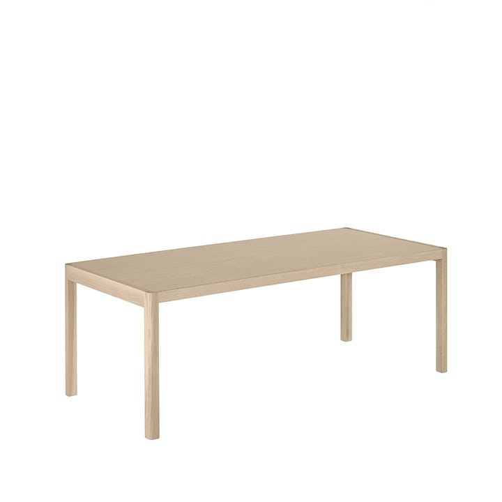 Workshop spisebord - Oak veener/Oak 200x92 cm - Muuto