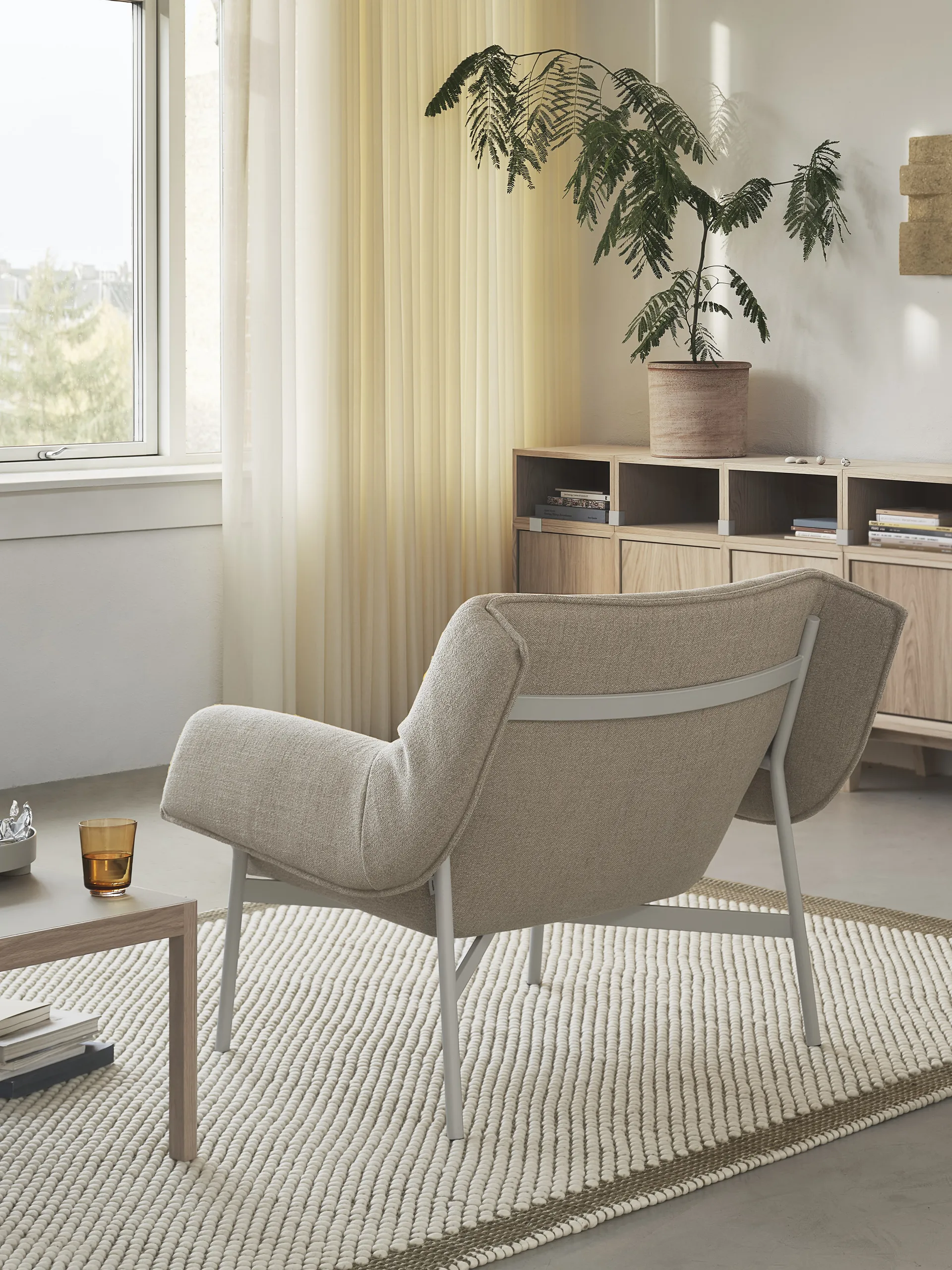 Wrap Lounge Chair, Ecriture 240-grey Muuto