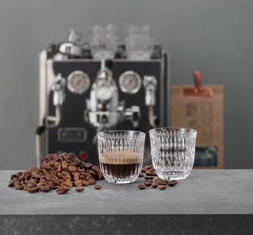 Ethno Barista Espresso glas 9 cl 2-pak - Clear - Nachtmann