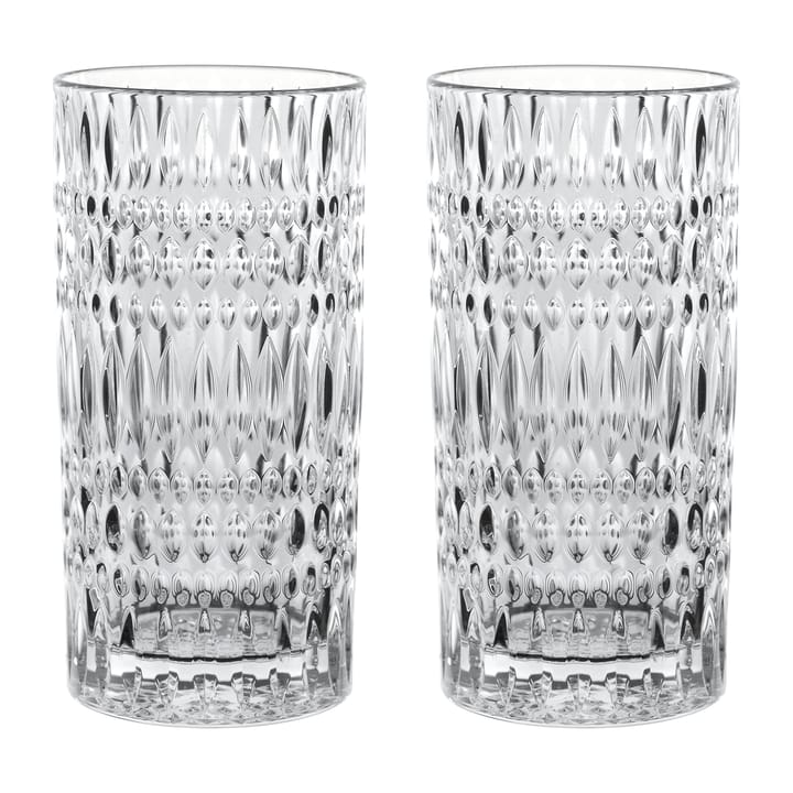 Ethno Barista Latte glas 43,4 cl 2-pak - Clear - Nachtmann
