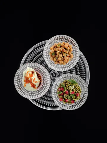 Ethno serveringssæt - Krystalglas, 4 dele - Nachtmann