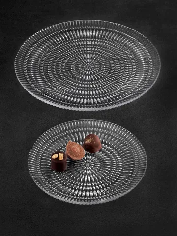 Ethno tallerken - 2-pak, krystalglas, Ø32 cm - Nachtmann