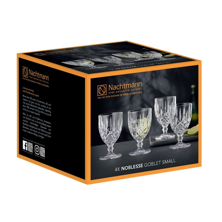 Noblesse glas på fod 23 cl 4-pak, Klar Nachtmann